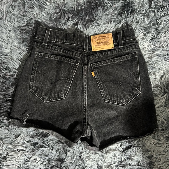 Levi High Wasited Shorts - Black